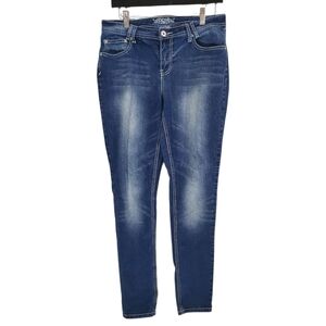 REVOLT Woman's Jeans Cross DETAIL Size 10